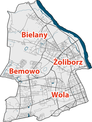 Remonty mieszkań Warszawa rejony